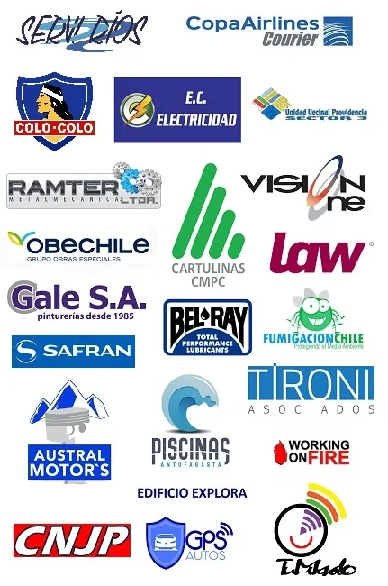 Logotipos de clientes Aperados, grupo 6