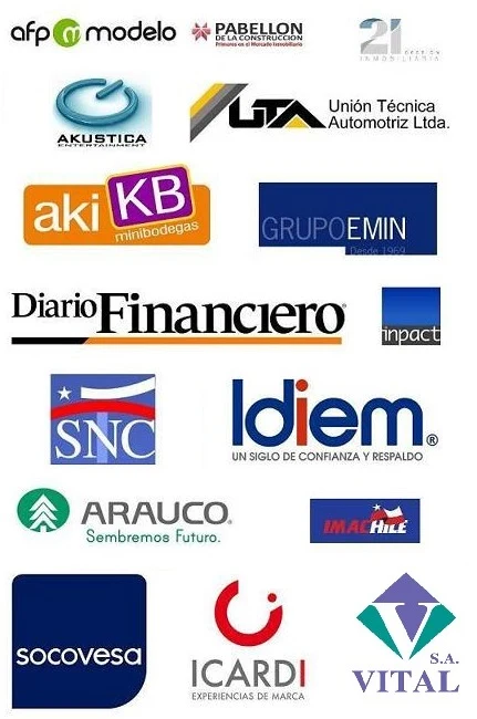 Logotipos de clientes Aperados, grupo 8